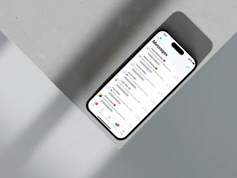 Aircall phone mockup