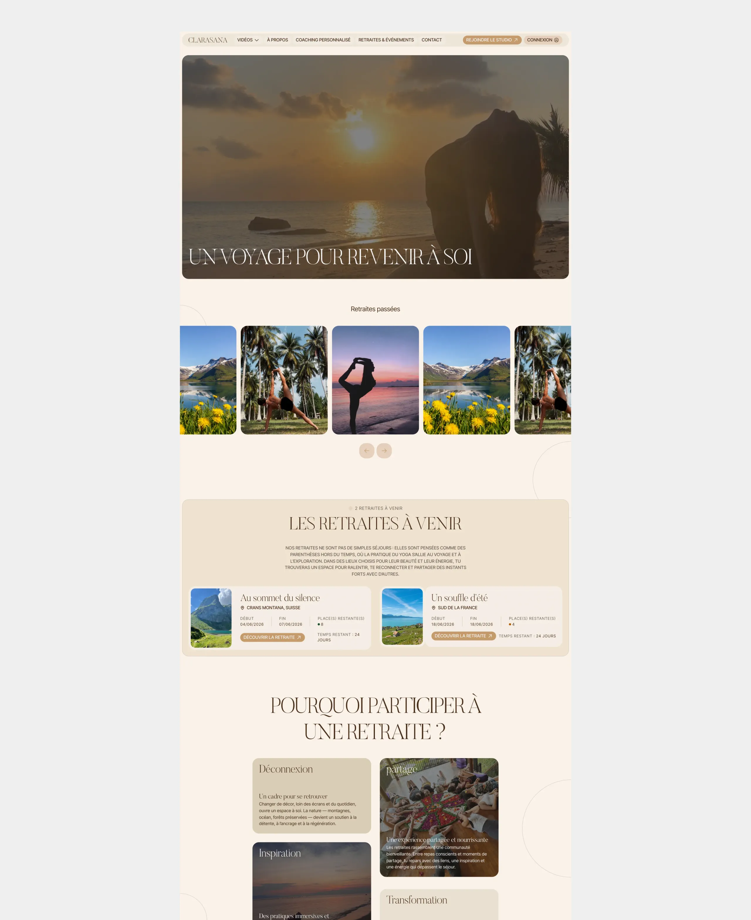 Retreats index