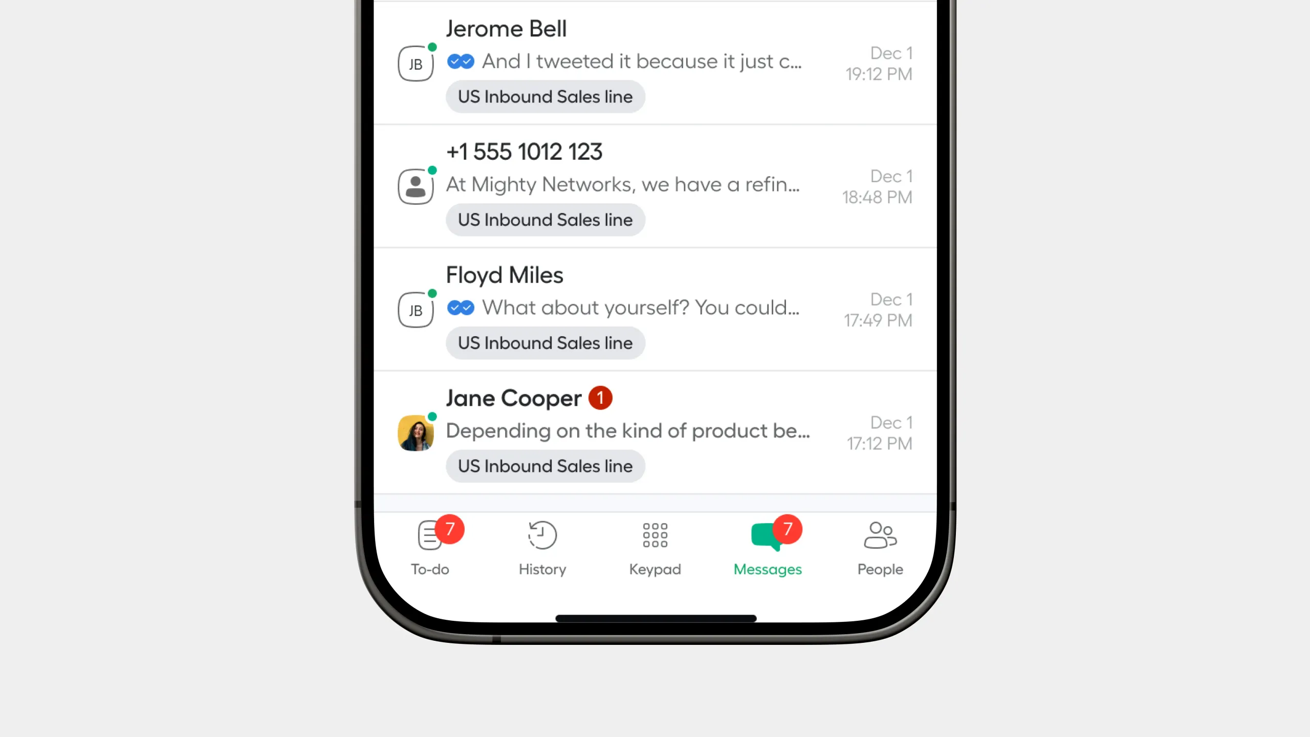 Aircall Messaging