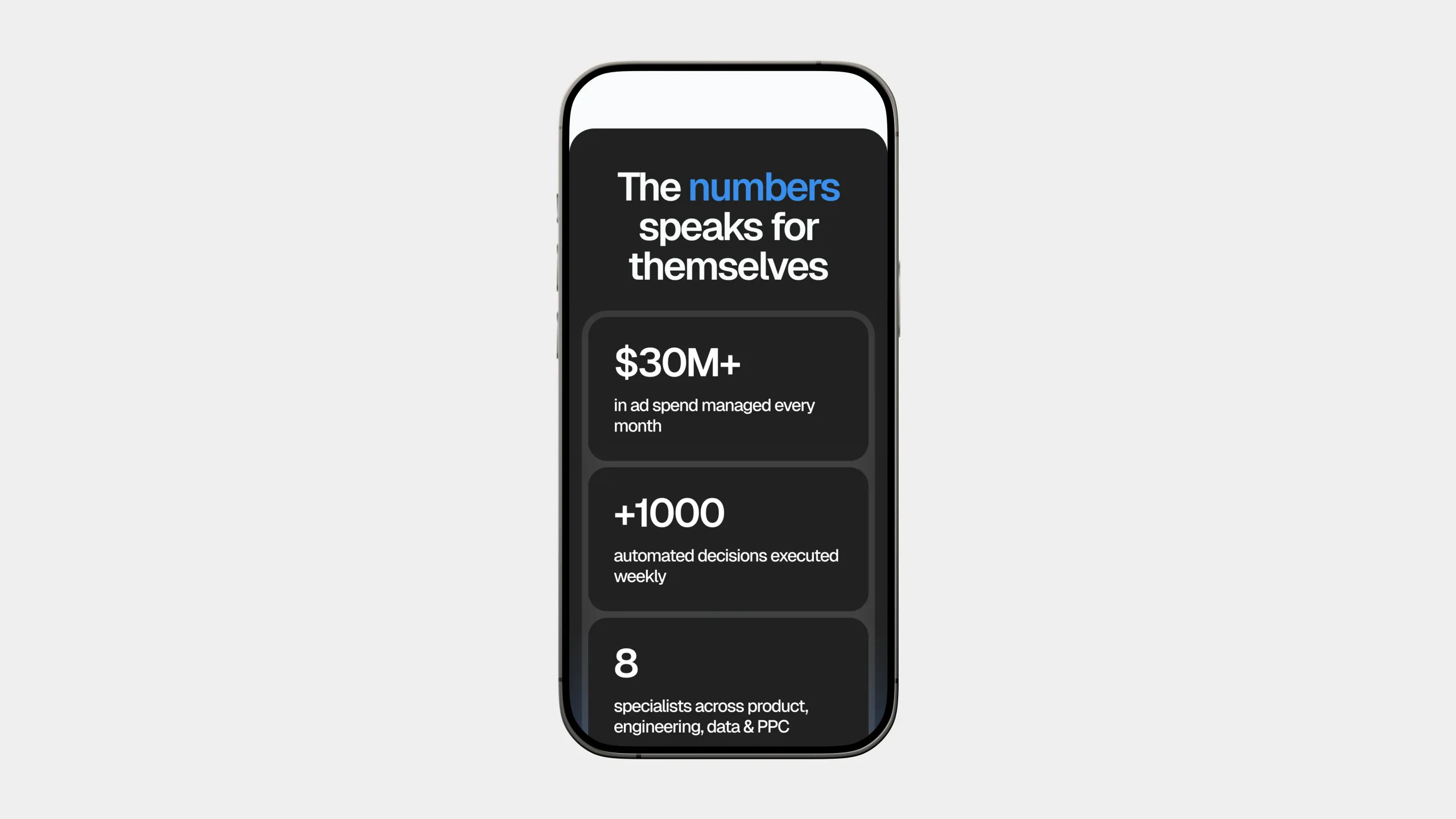 Landing Page Mobile